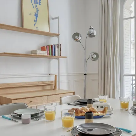 Charming Parisian Flat - La - 19 パリ